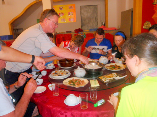 Lunch (Gordon standing).